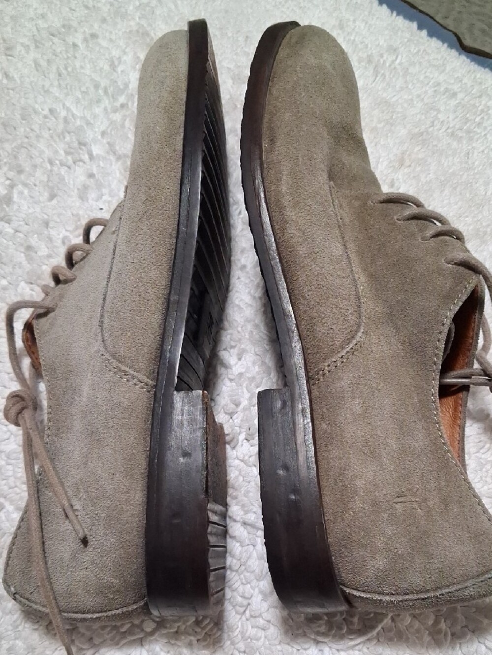 Frye Men's Suede Oxfords - Picture 4 of 6